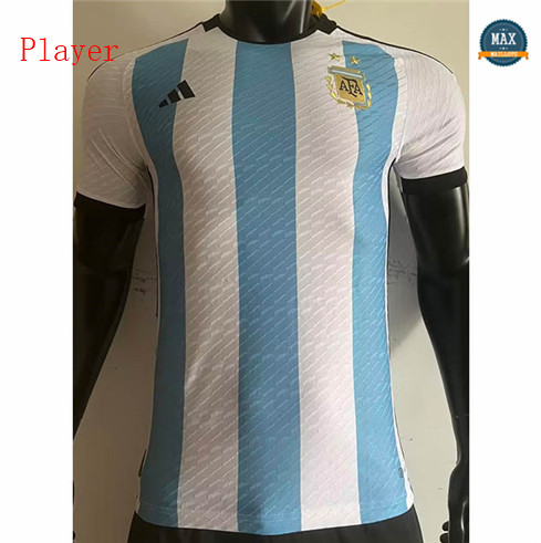 Max Maillots Player Version 2022/23 Argentine Domicile