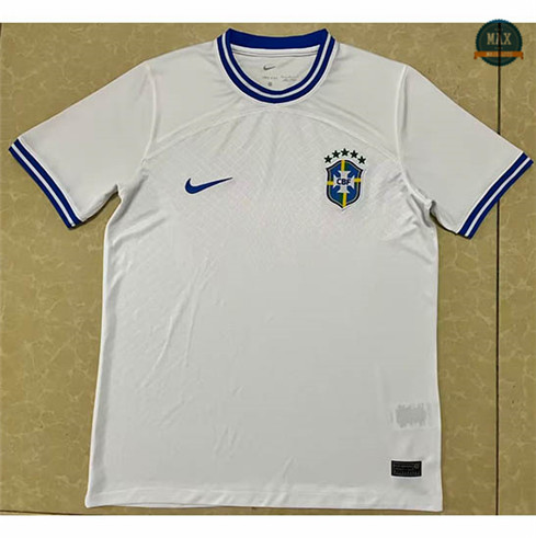 Max Maillots Brésil Exterieur Blanc 2022/23