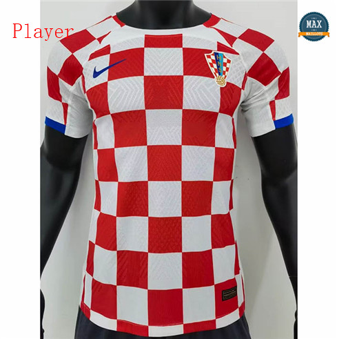 Max Maillots Player Version 2022/23 Croatie Domicile