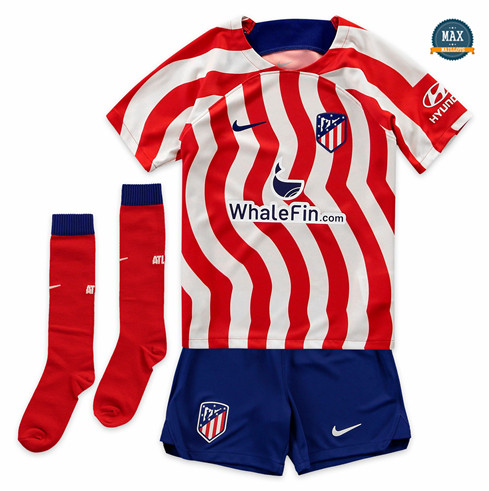 Max Maillots Atletico Madrid Enfant Domicile 2022/23