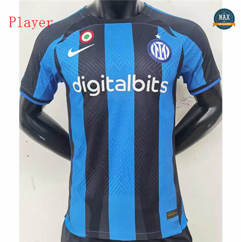 Max Maillots Player Version 2022/23 Inter Milan Domicile