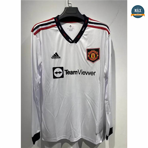 Max Maillots Manchester United Exterieur Manche Longue 2022/23