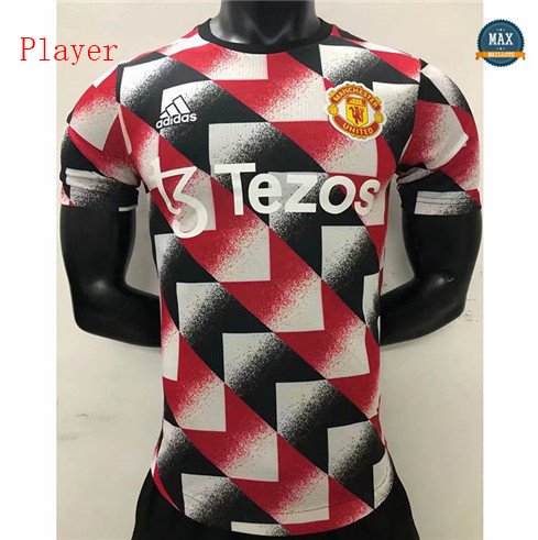 Max Maillots Player Version 2022/23 Manchester United plaid training