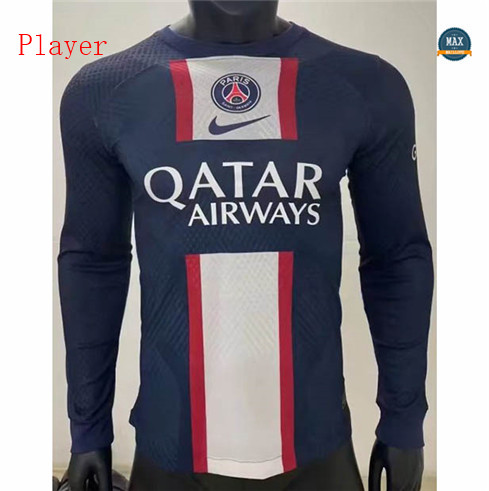 Max Maillots Player Version 2022/23 PSG Domicile Manche Longue