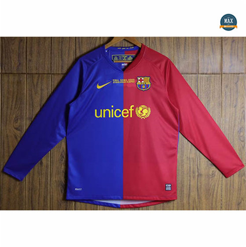 Max Maillots Retro 2008-09 Barcelone Domicile Manche Longue