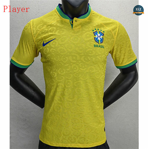 Max Maillots Player Version 2022/23 Brésil Domicile