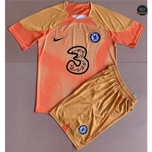 Max Maillots Chelsea Enfant Gardien de but Orange 2022/23