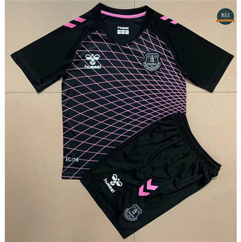 Max Maillots Everton Enfant Gardien de but Noir 2022/23