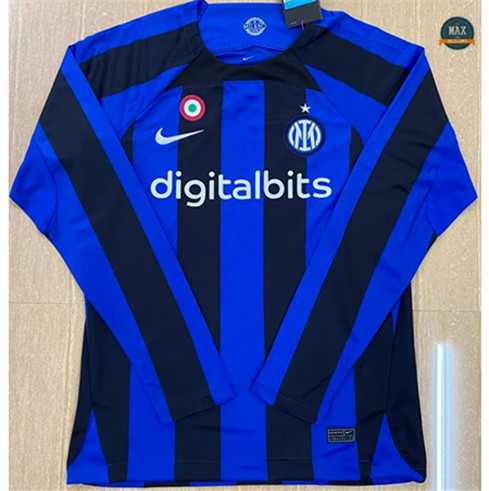 Max Maillots Inter Milan Domicile Manche Longue 2022/23