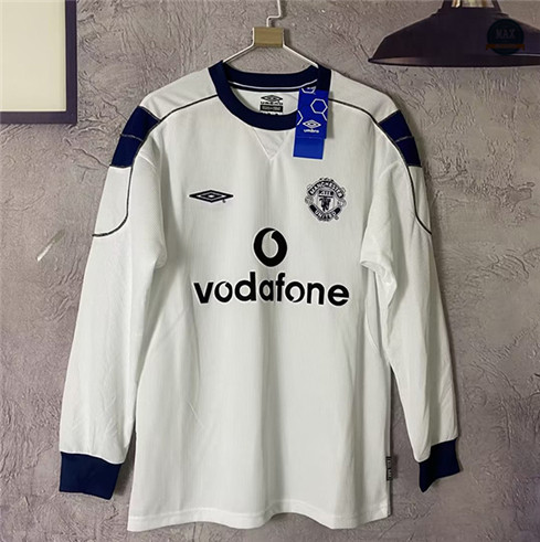 Max Maillots Retro 1999-00 Manchester United Exterieur Manche Longue