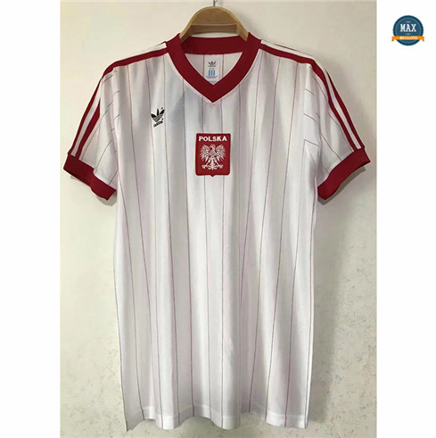 Max Maillots Retro 1982 Pologne Domicile