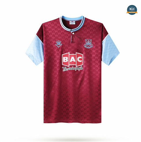 Max Maillots Retro 1989-90 West Ham United Domicile