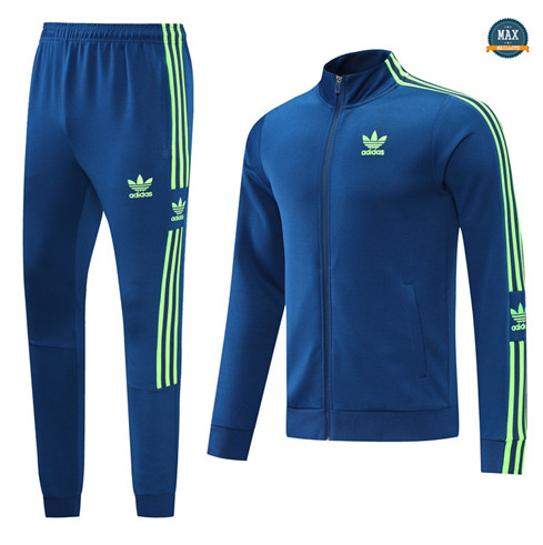Max Maillots Veste Survetement foot Adidas 2022/23 Bleu Marine M8002