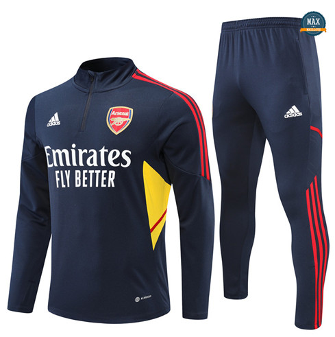 Max Maillots Survetement foot Arsenal 2022/23 Bleu Marine M8184