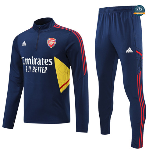 Max Maillots Survetement foot Arsenal 2022/23 Bleu Marine M8185