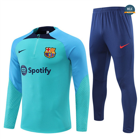 Max Maillots Survetement foot Barcelone 2022/23 Bleu M8073