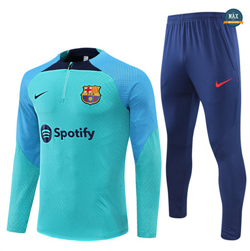 Max Maillots Survetement foot Player Barcelone 2022/23 Bleu M8082