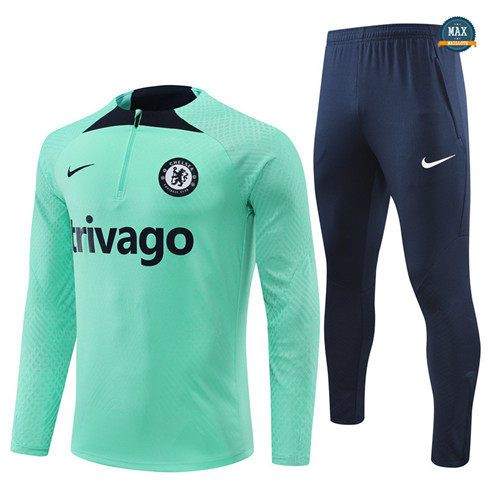 Max Maillots Survetement foot Player Chelsea 2022/23 Vert M8201