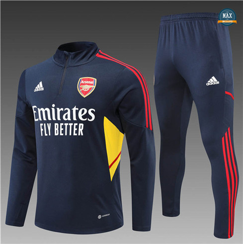 Max Maillots Survetement Enfant Arsenal 2022/23 Bleu Marine M8331