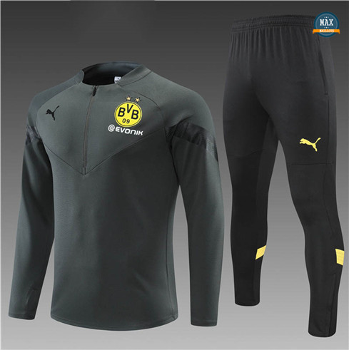 Max Maillots Survetement Enfant Borussia Dortmund 2022/23 Gris M8294