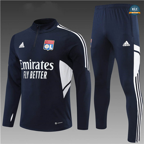Max Maillots Survetement Enfant Lyon 2022/23 Noir M8309