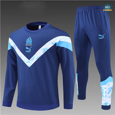 Max Maillots Survetement Enfant Marseille 2022/23 Bleu Marine M8310