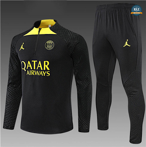 Max Maillots Survetement Enfant Player Paris PSG 2022/23 Noir M8324