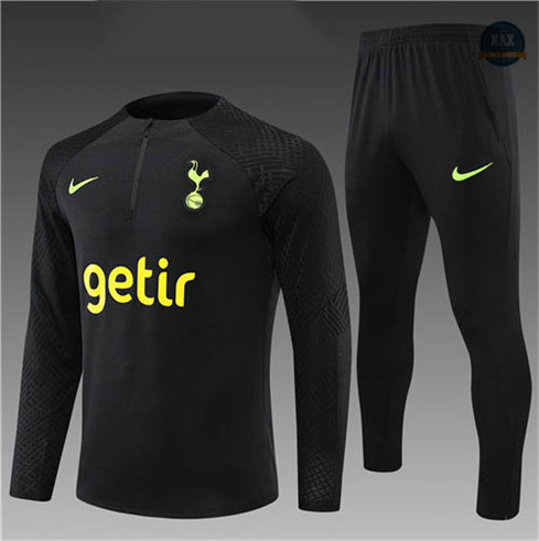 Max Maillots Survetement Enfant Player Tottenham Hotspur 2022/23 Noir M8356