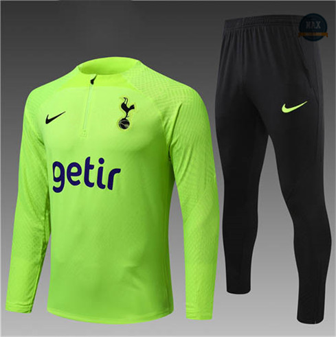 Max Maillots Survetement Enfant Player Tottenham Hotspur 2022/23 Vert/Noir M8357