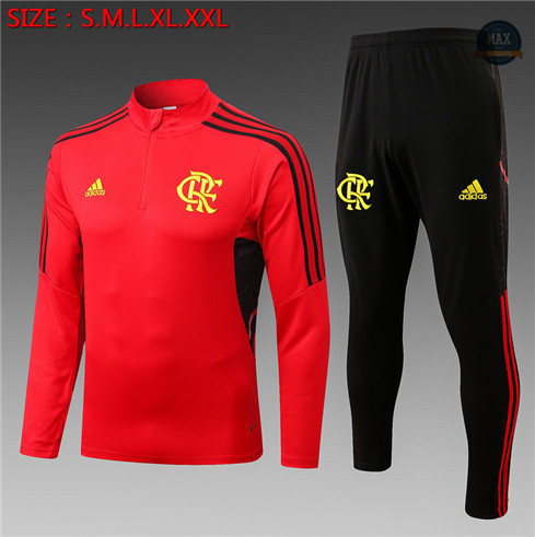 Max Maillots Survetement foot Flamengo 2022/23 Jaune M8015