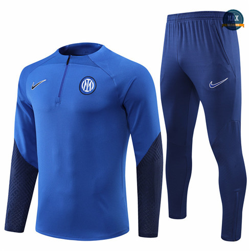 Max Maillots Survetement foot Inter Milan 2022/23 Bleu M8267