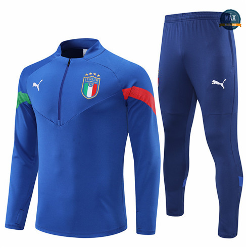 Max Maillots Survetement foot Italie 2022/23 Bleu M8171