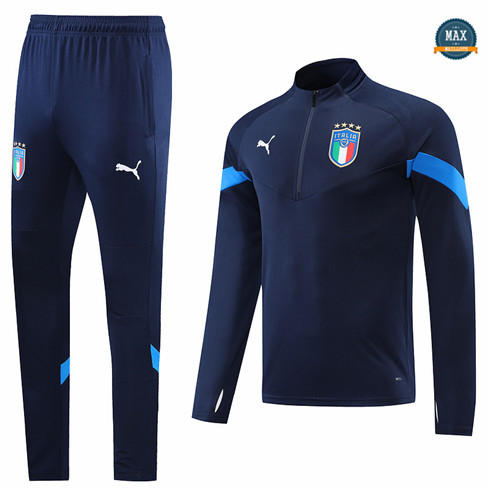 Max Maillots Survetement foot Italie 2022/23 Bleu Marine M8173