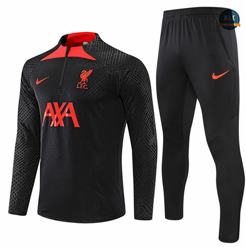 Max Maillots Survetement foot Player Liverpool 2022/23 Noir M8221