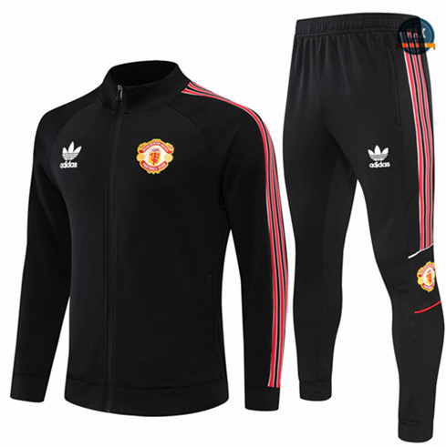 Max Maillots Survetement foot Manchester United 2022/23 Bleu Marine M8238