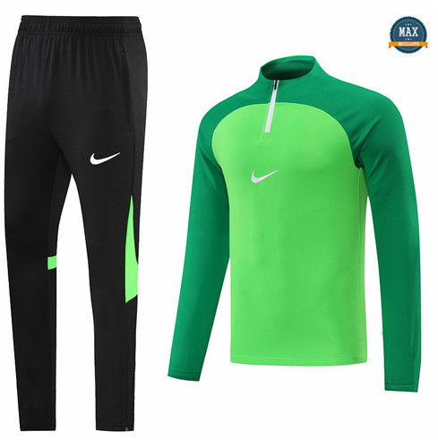 Max Maillots Survetement foot Nike 2022/23 Vert M8029