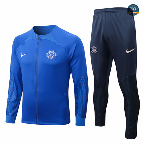 Max Maillots Coupe vent Air Jordan PSG 2022/23 Noir/Blanc M8121