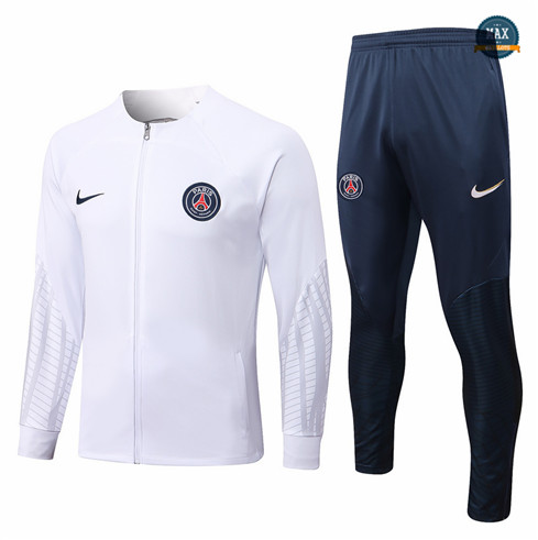 Max Maillots Coupe vent Air Jordan PSG 2022/23 Noir/Rouge M8122