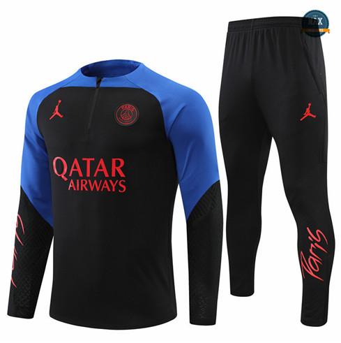 Max Maillots Survetement foot Paris PSG 2022/23 Bleu Marine M8140