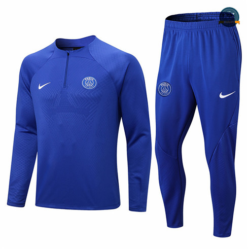 Max Maillots Survetement foot Paris PSG 2022/23 Bleu M8145