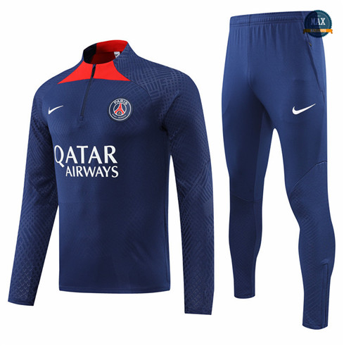 Max Maillots Survetement foot Player Paris PSG 2022/23 Bleu Marine M8153