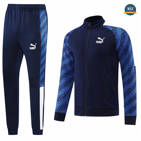 Max Maillots Veste Survetement foot PUMA 2022/23 Bleu Marine M8039