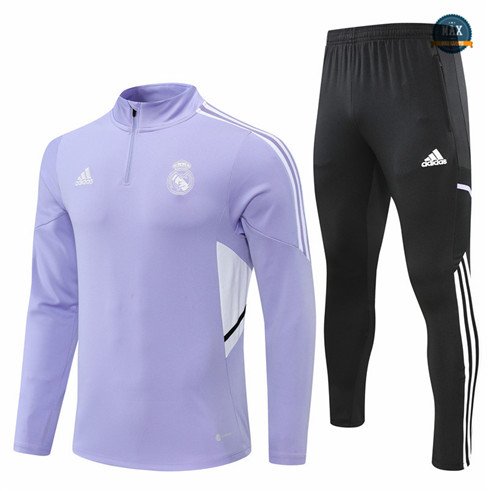 Max Maillots Survetement foot Real Madrid 2022/23 Blanc M8089