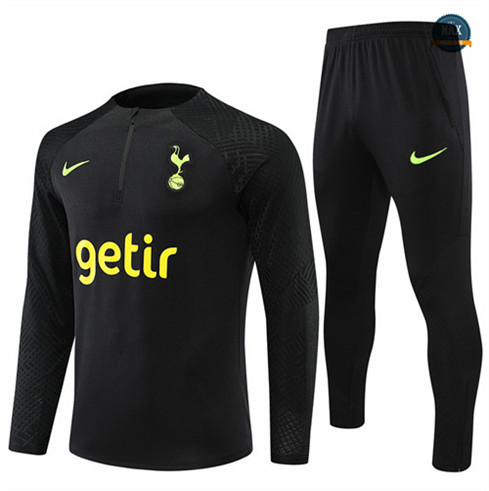 Max Maillots Survetement foot Player Tottenham Hotspur 2022/23 Noir M8258