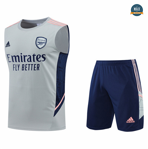 Max Maillots Arsenal Debardeur + Shorts 2022/23 Training de Foot M8519