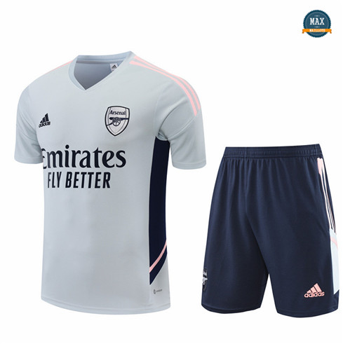 Max Maillots Arsenal + Shorts 2022/23 Training de Foot M8522