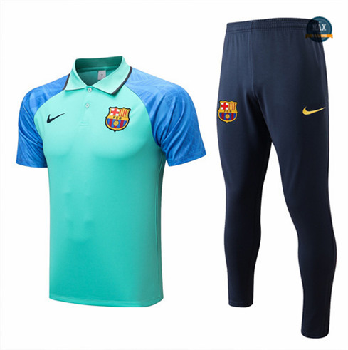 Max Maillots polo Barcelone Training Pantalon de Foot 2022/23 Bleu M8430