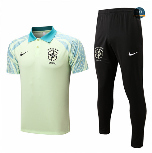 Max Maillots Brésil Training Pantalon de Foot 2022/23 Jaune/Noir M8498