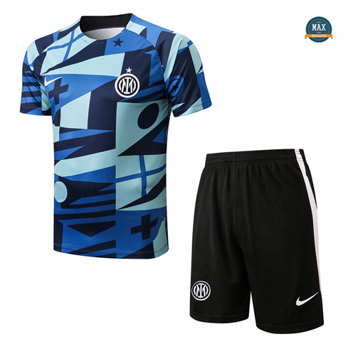 Max Maillots Inter Milan + Shorts 2022/23 Training de Foot M8582