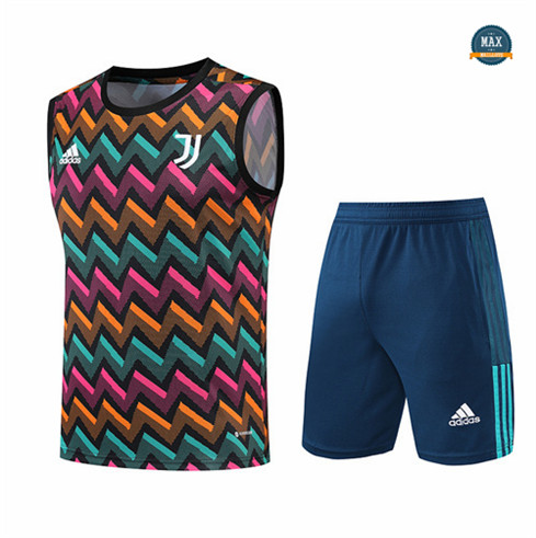 Max Maillots Juventus Debardeur + Shorts 2022/23 Training de Foot M8589